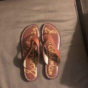 Sam Edelman Brown Leather Sandals - Size 8